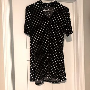 Polka dotted dress